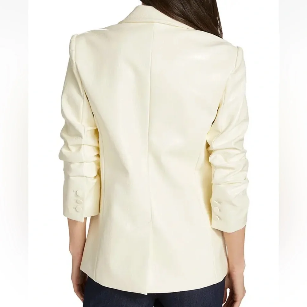 NWT| Cinq a Sept 'Kylie' Faux Croc Embossed Jacket Blazer - Picture 2 of 16